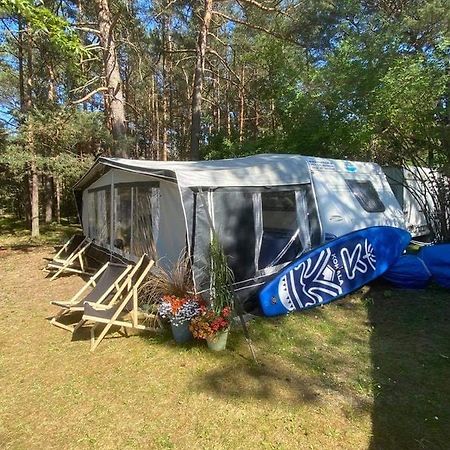 Готель Przyczepa Abordaz Na Campingu Kormoran Хель Екстер'єр фото